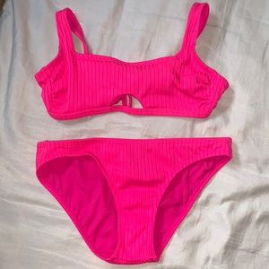 Hot pink Swimsuit. Worn like 2 or 3 times.